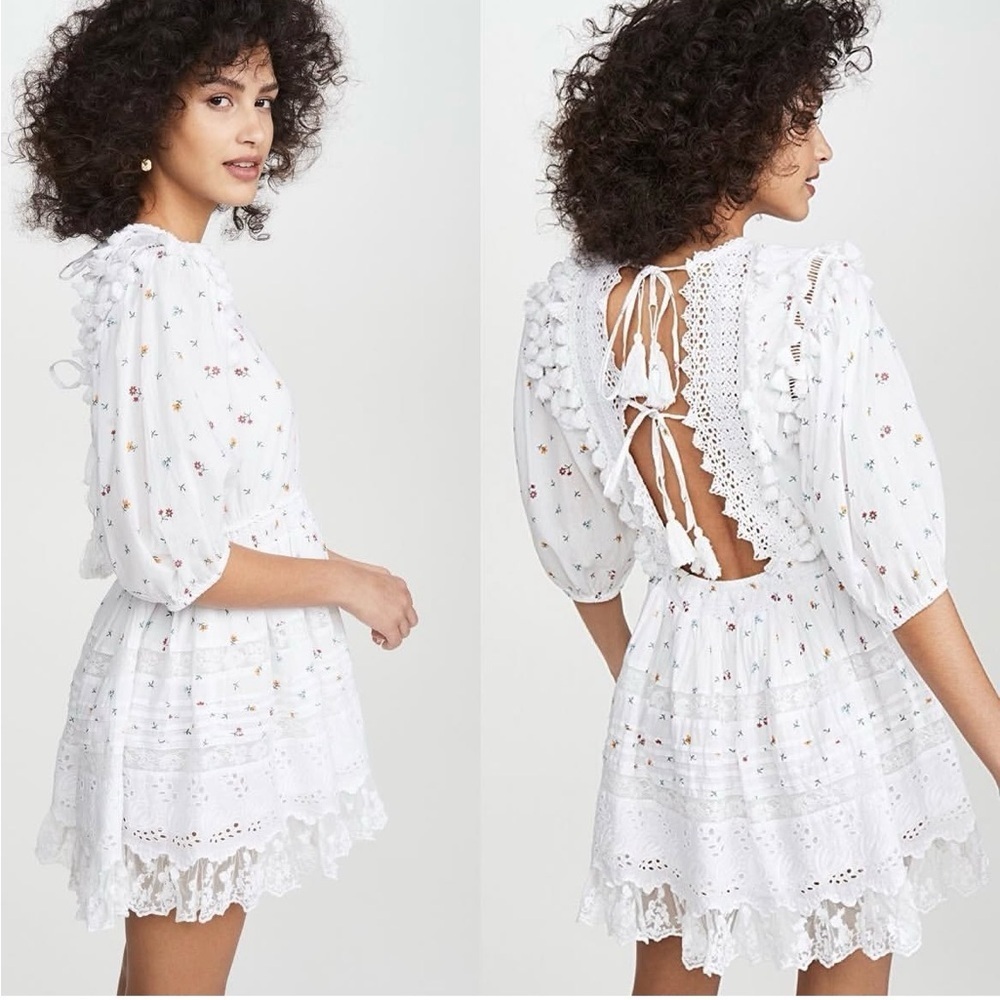 Place Nationale White Dress Size 2/4 Open back
